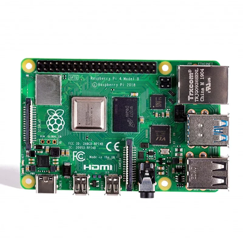 

Official Original Raspberry Pi 4 Model B 4b Dev Board 1GB 2GB 4GB 8GB RAM 4 Core CPU 1.5Ghz Speeder Than Pi 3B+