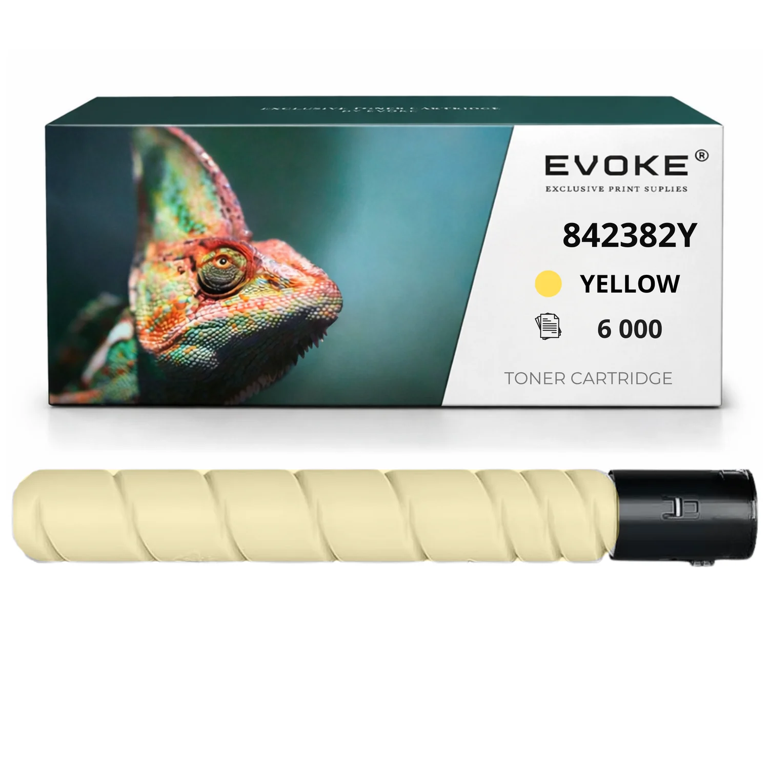 Evoke Compatibele Toner voor Ricoh 842604 842385 Geel 6000 Pagina's Imc300 Imc300F