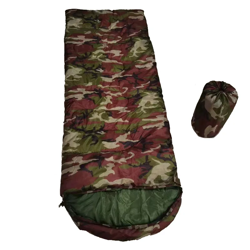 

Digital Camouflage Army Green Camo Widen Thicken Sleeping Bag Outdoor Camping Travel Winter Warm Envelope WaterproofSleeping Bag