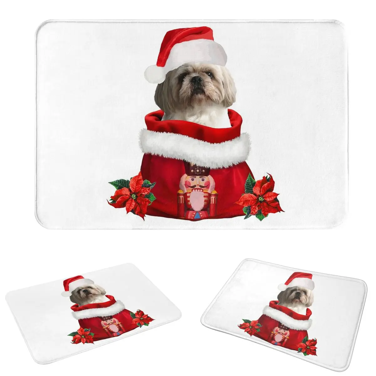 Dog Lover Shih Tzu Crest Doormat Water oil proof Carpet Rug Kitchen Entrance Home Floor Mat for Bathroom Footpad Mats