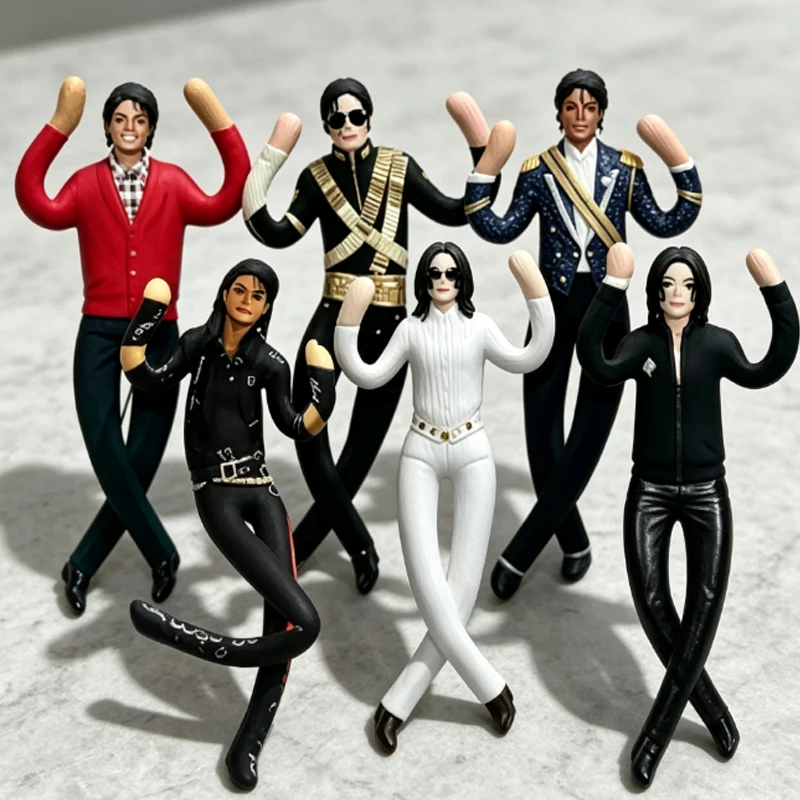 

%&Fast shipping Michael Jackson Cosplay Prop Doll Plush Stuffed Figure Dolls Room Decoration Abstract Joint Mobility Props Gift