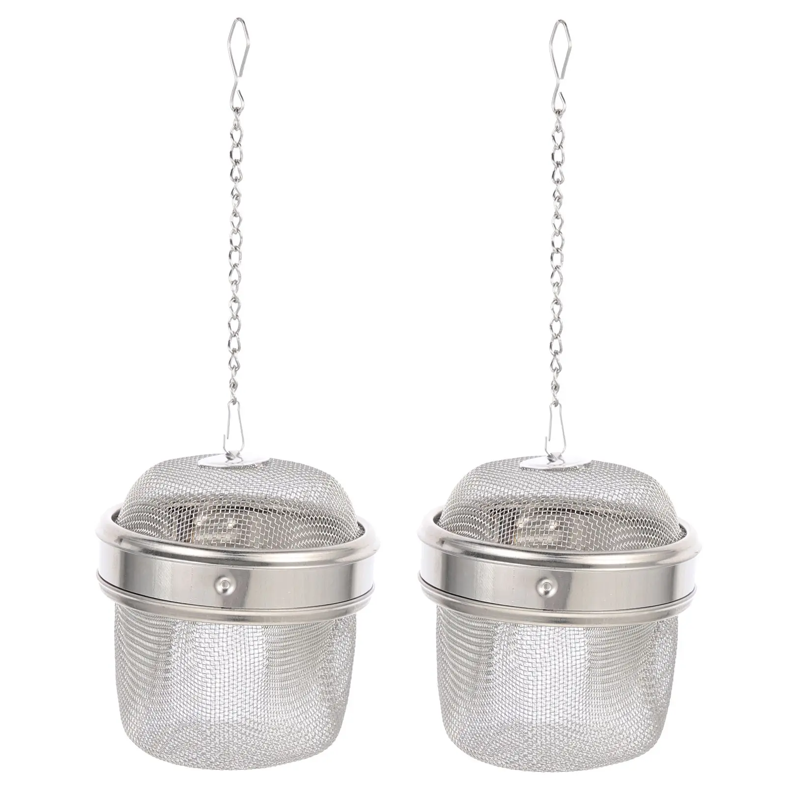 

2 Pcs Stainless Steel Tea Infuser Jewelry Washing Basket Watch Cleaning Strainer Balls Fine Mesh Tea Strainer Steam Cleaner