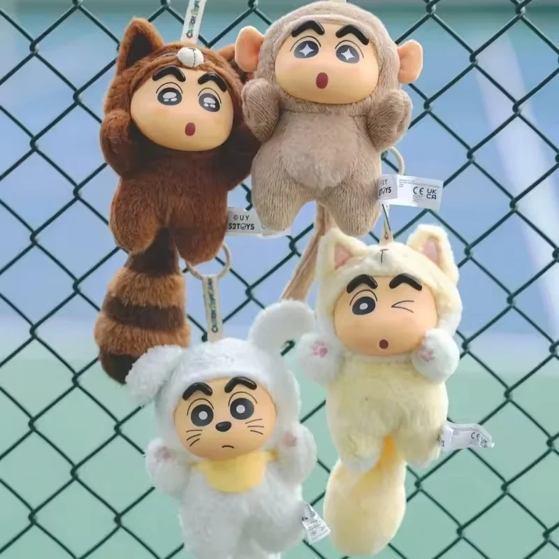 52toys Crayon Shin-Chan Grote Staarten Pluche Vinyl Blind Box Bag Charm Desktop Decoratie Leuke Figuur Pop Verrassing Kinderen geschenken