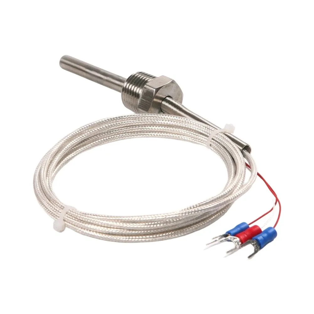 For RTD 100 Temperature Sensor Probe with 1/2 inch N Tapered Thread Mounting and 304 Stainless Steel Probe Housing