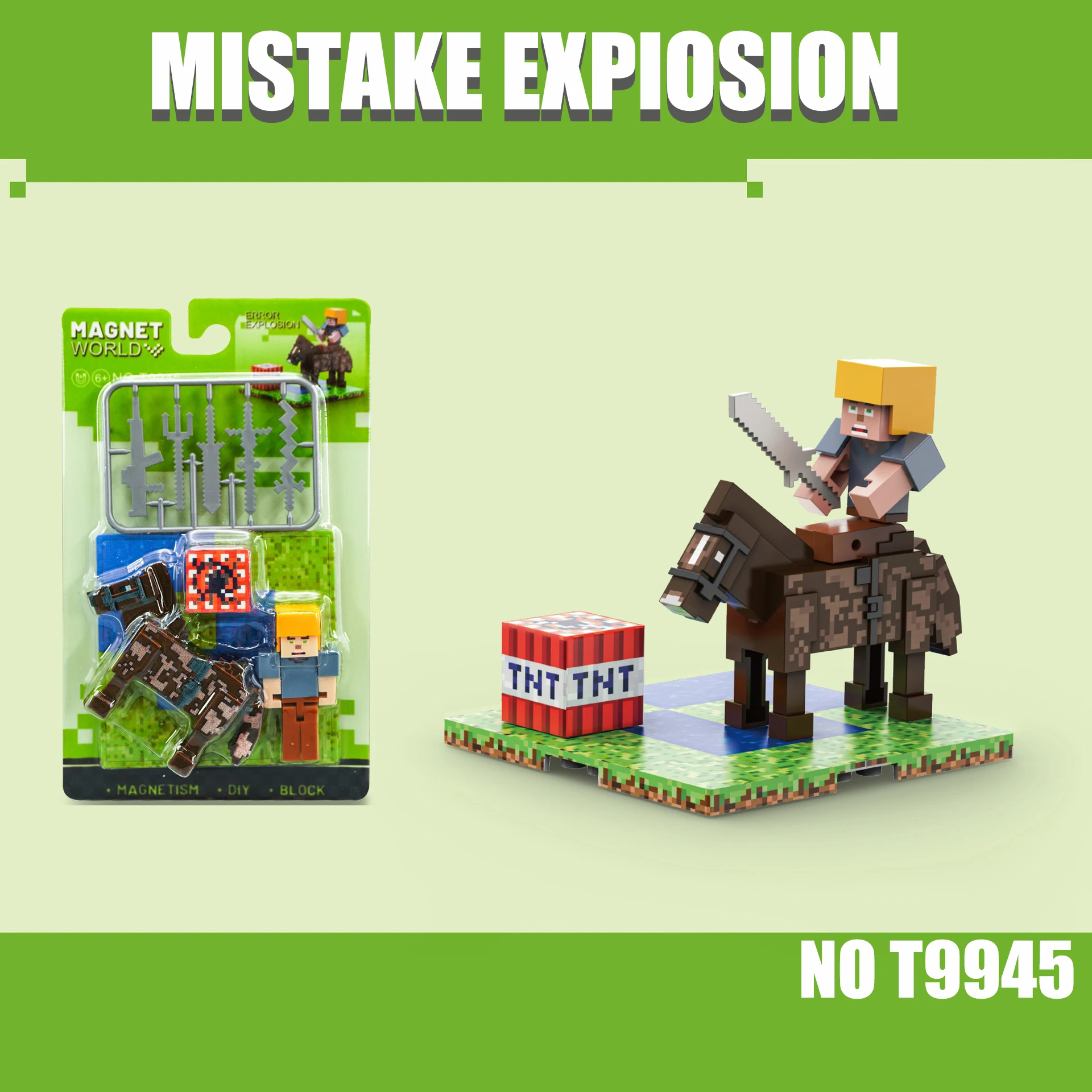 Blocos de construção magnéticos de animais, conjunto magnético mundial para meninos e meninas de 3 + anos, modelos diy, brinquedos sensoriais montessori secos para crianças, presente