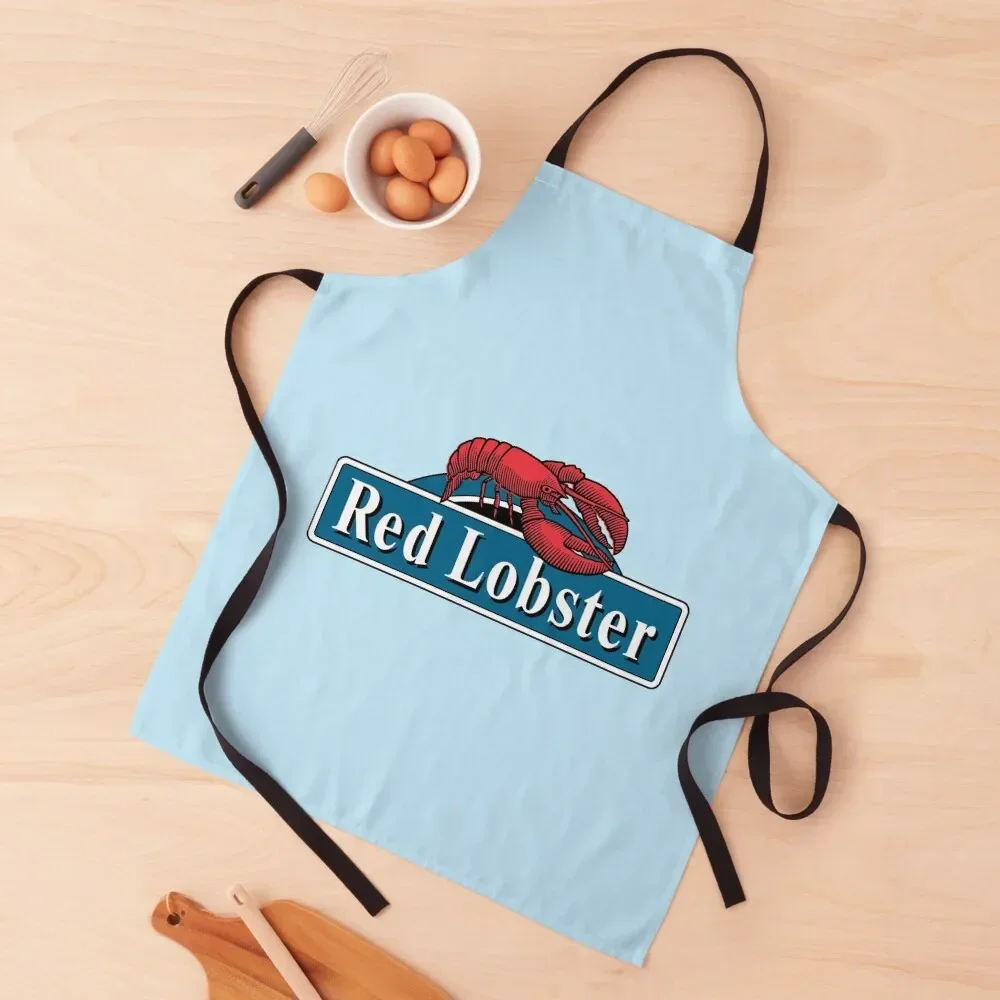 Red Lobster Resto Apron Waterproof Restaurant Kitchen Equipment Waterproof Kitchen For Women For Women Kitchen Apron