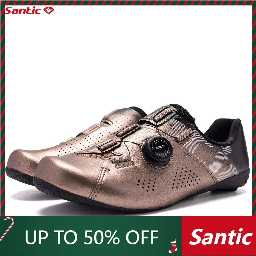 Santic Road Bike Shoes Unisex Road Bike Cycling Shoes Nylon Sole Road Bicycle Breathable WS23041