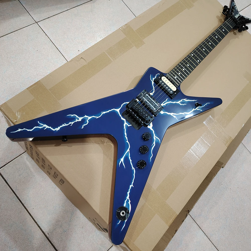 Wa shburn Di me Blue Lightning Electric Guitar in stock, need more pictures Contact seller, fast shipping