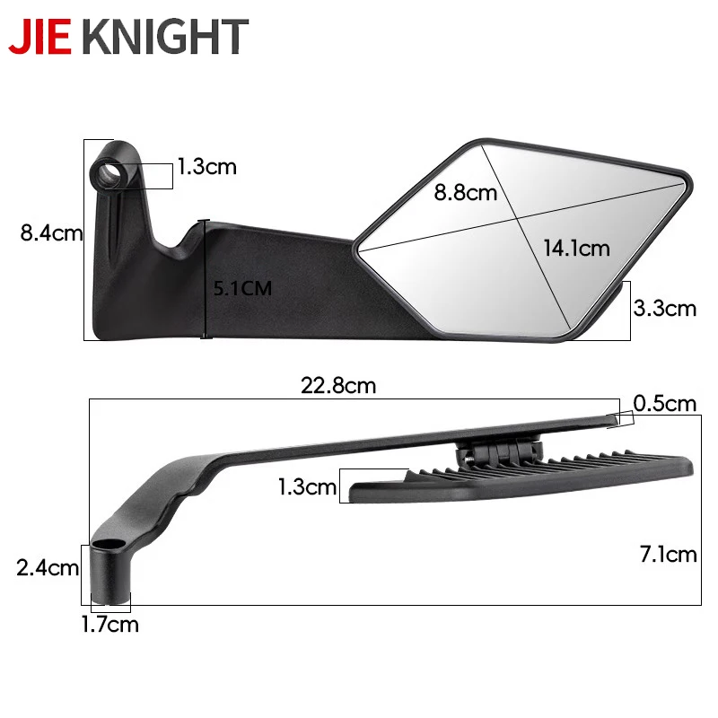 دراجة نارية لدوكاتي مونستر 937 SP 2021-25 مرآة الرؤية الجانبية الجديدة الوحش 821 18-25 جناح الرياح الشبح أجنحة مرايا الرؤية الخلفية #2