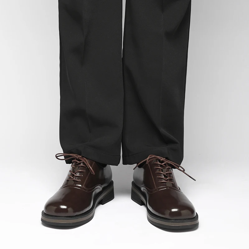 Business Elite Derby Men Shoes High-end Texture Simple Fashionable Daily Commuting Shoes