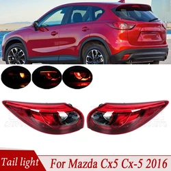 Car LED Tail Light Assembly For Mazda Cx5 Cx-5 2016 US/EU Version Rear Reversing Lamp Brake Lamp Turn Signal Lamp KA0G51160B