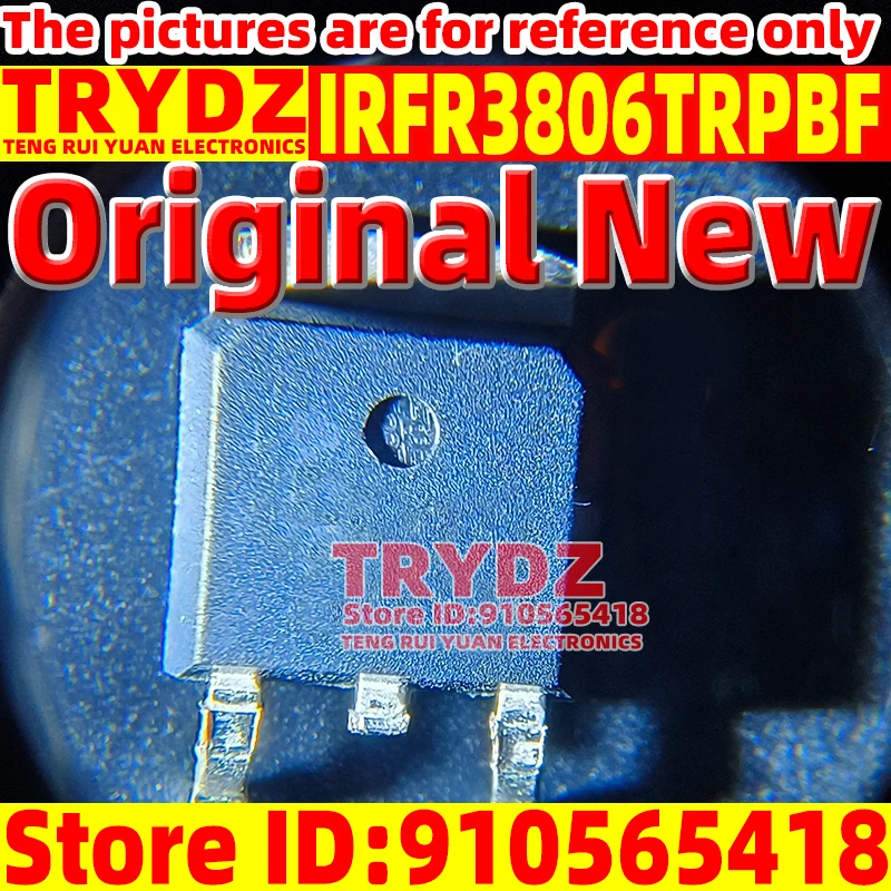 50-5pcs Original New IRFR3806TRPBF IRFR3806 TO-252 N-channel 60V/43A domestic