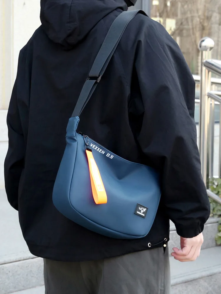 

Новые роскошные брендовые модные мужские сумки-кенгуру, повседневные мужские сумки на плечо из искусственной кожи, мужские водонепроницаемые сумки через плечо для