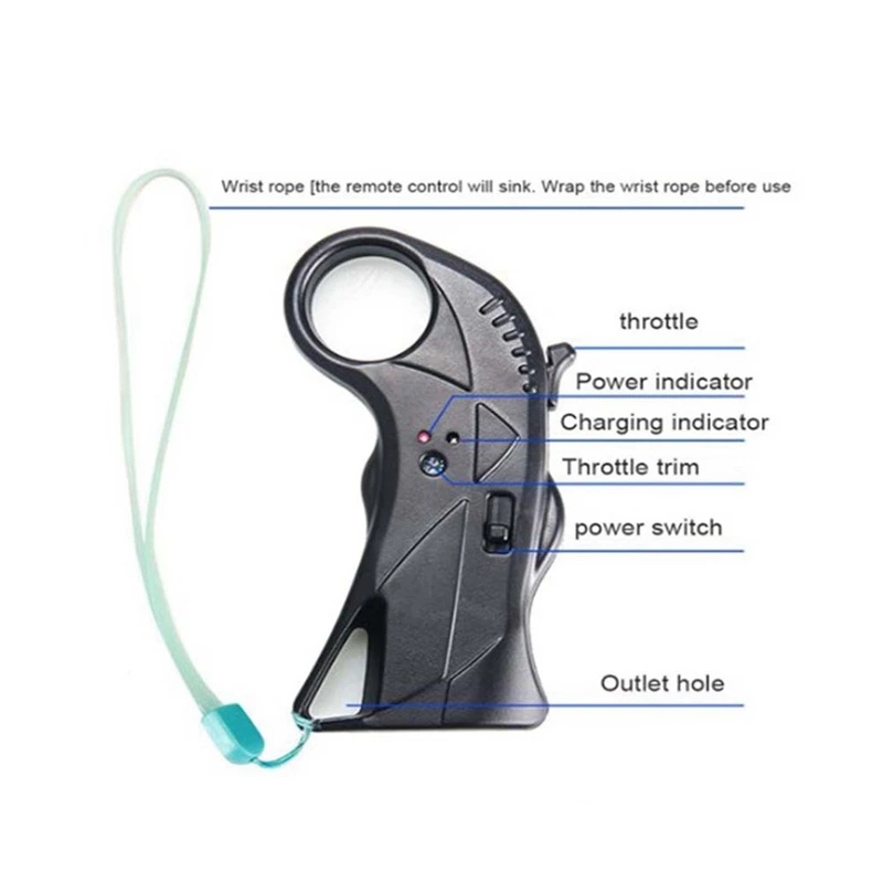 Controlador remoto de carregamento sem fio para prancha elétrica e skate, acessórios controlador impermeável, 2.4GHz