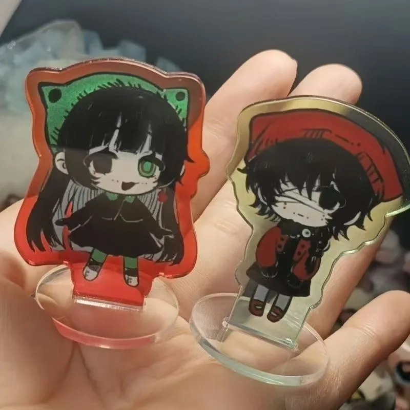 

"The first seven strange talk"acrylic keychain creative funny Q version Action Figures tabletop decoration stand kids toys gift