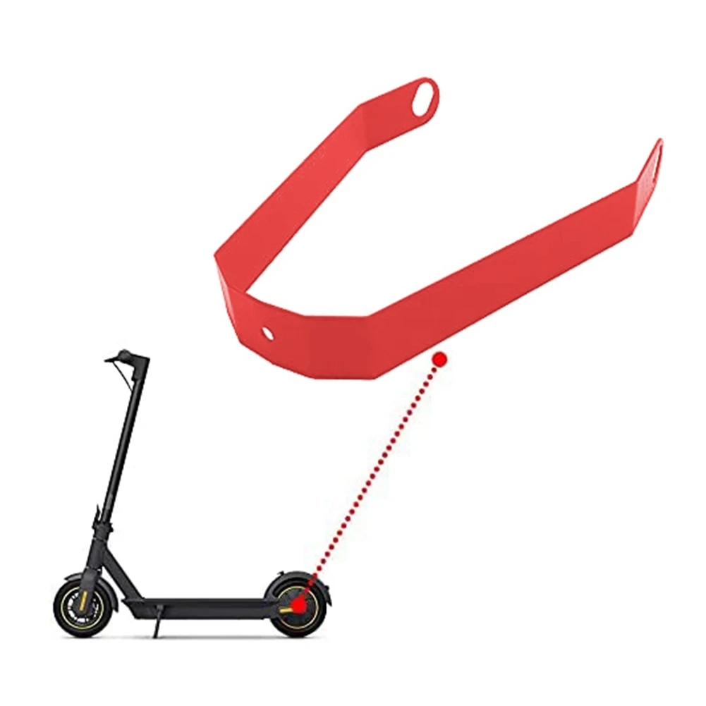 Soporte de guardabarros trasero para scooter eléctrico Segway Ninebot G30 Max rojo