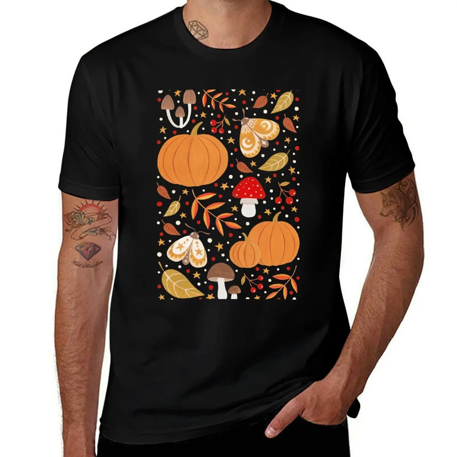 

Autumn elements T-Shirt printed t shirts for man anime t shirts for man t shirts for man graphic tees T-Shirt