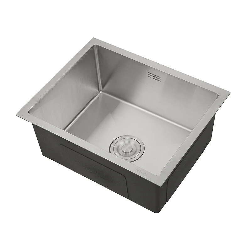 

Кухонная большая одинарная раковина из нержавеющей стали, умывальник для овощей, утолщенный вручную бассейн, под столешницу, бытовая мойка для овощей