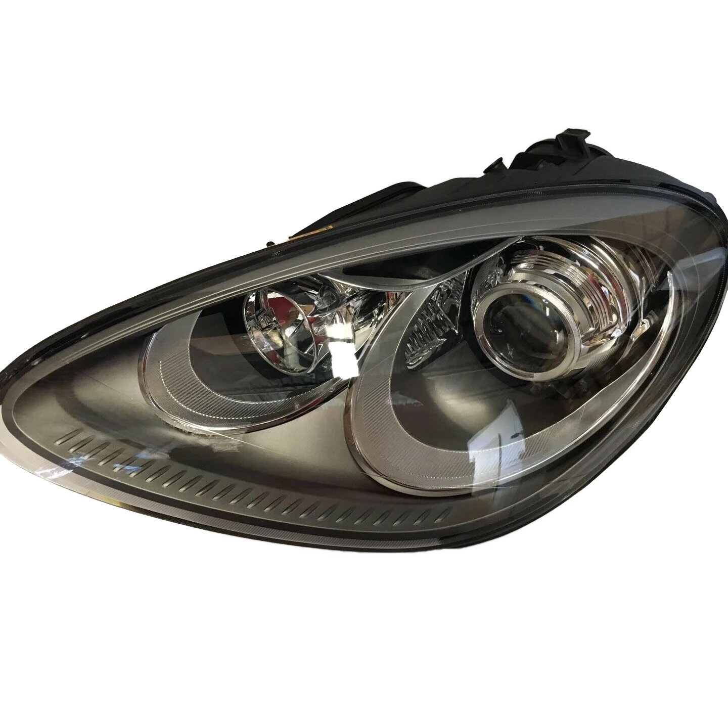 

HID Head Lamp Headlight For Porsche Cayenne 2011-2014 W/ AFS W/O LED DRL GRAY BEZEL Head Light 95863117822 PO2503115