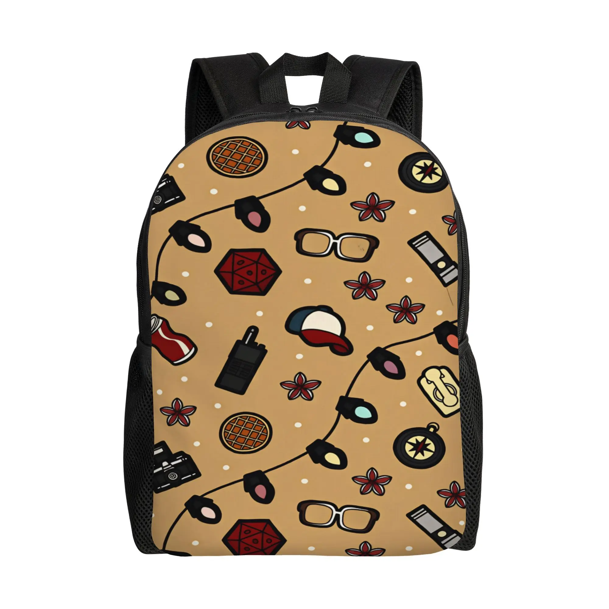 Demogorgon Starry Night  Backpack  Casual Backpacks Boy Girl Daily Lightweight School Bags Design Rucksack