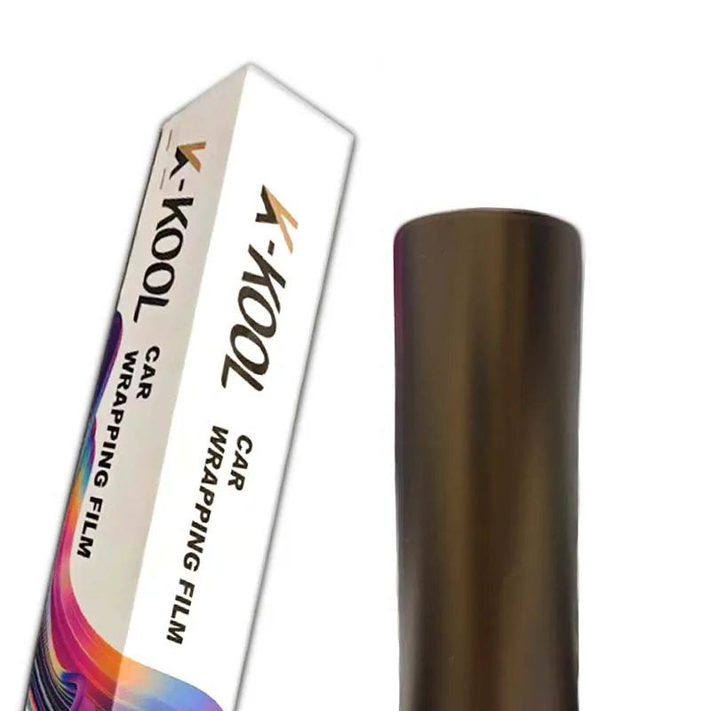 ฟิล์มหุ้มรถยนต์สีทองเมทัลลิกแบบด้าน ขนาด 5 ฟุต * 59 ฟุต  แบบปล่อยอากาศ ป้องกันรอยขีดข่วน ติดตั้งง่ายแบบแห้ง