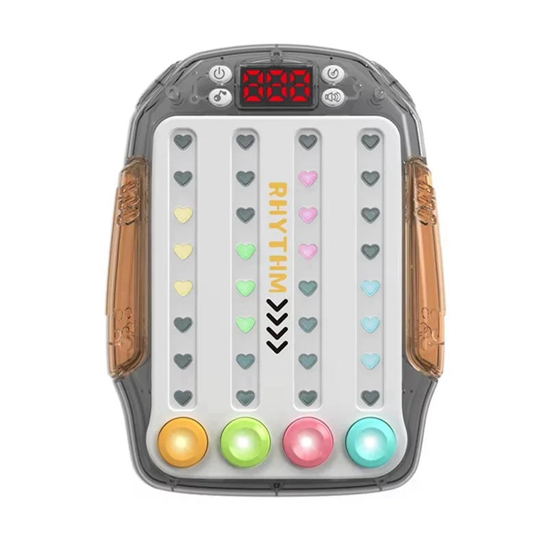 ODIES-เกมกดเร็ว คอนโซลฝึกประสาทสัมผัสตา เกมกระดานแข่งขันผู้เล่นหลายคน เกมเต้น Dance Master จอยเกมพกพา ฝึกการใช้มือ