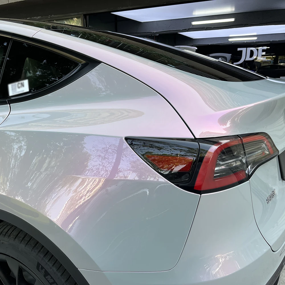 طلاء ألياف الكربون الرمادي البركاني الكريستالي من مادة TPU لحماية طلاء السيارات بلمسة نهائية ملونة لفيلم حماية طلاء الجسم التلقائي #3