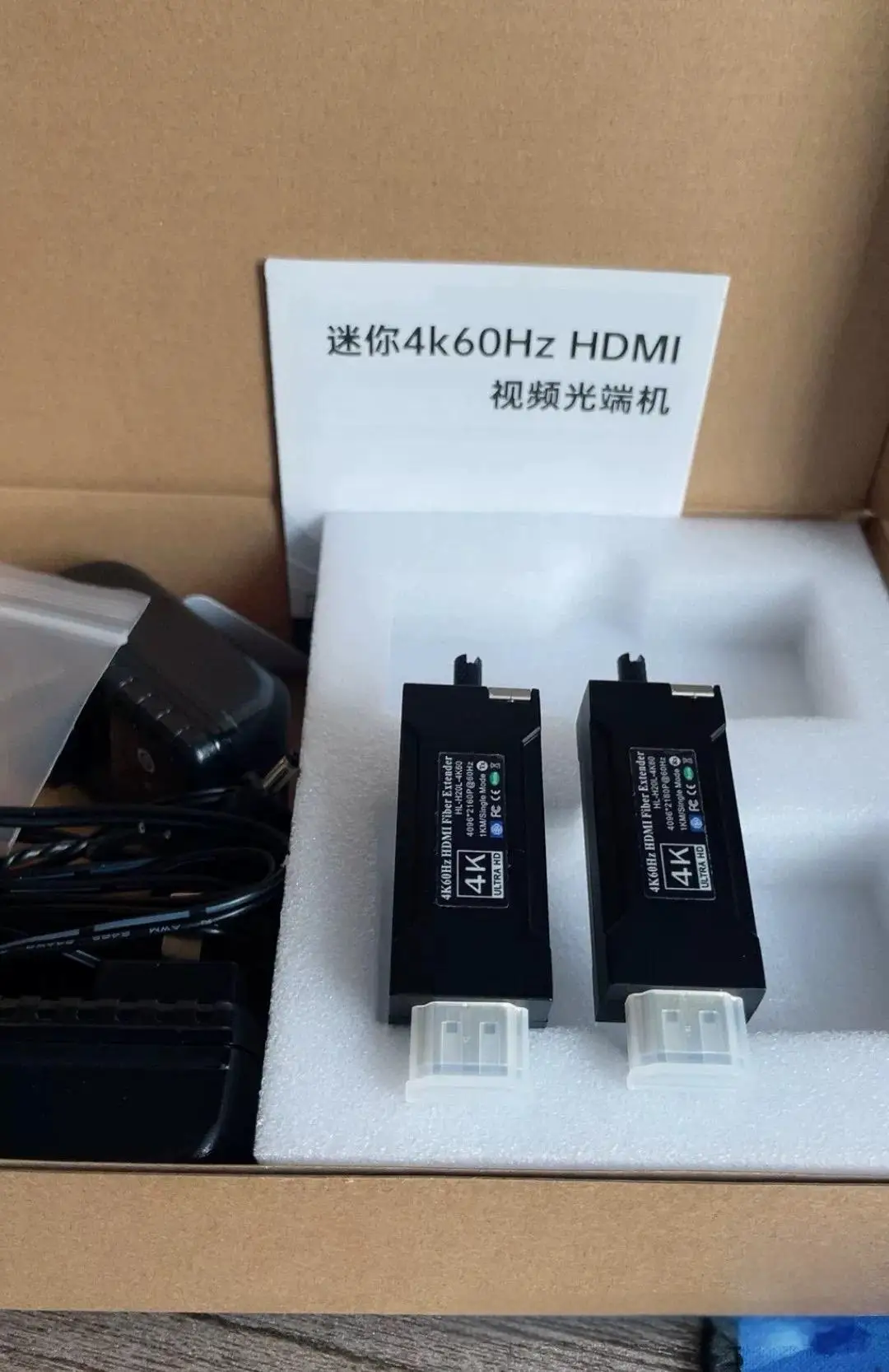 Studio Equipment 1 channel Mini 4K 60Hz HDMI Optical Optic Fiber Transmitter Receiver Kit