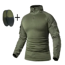 Camisa táctica outdoor ripstop para combate, airsoft y caza