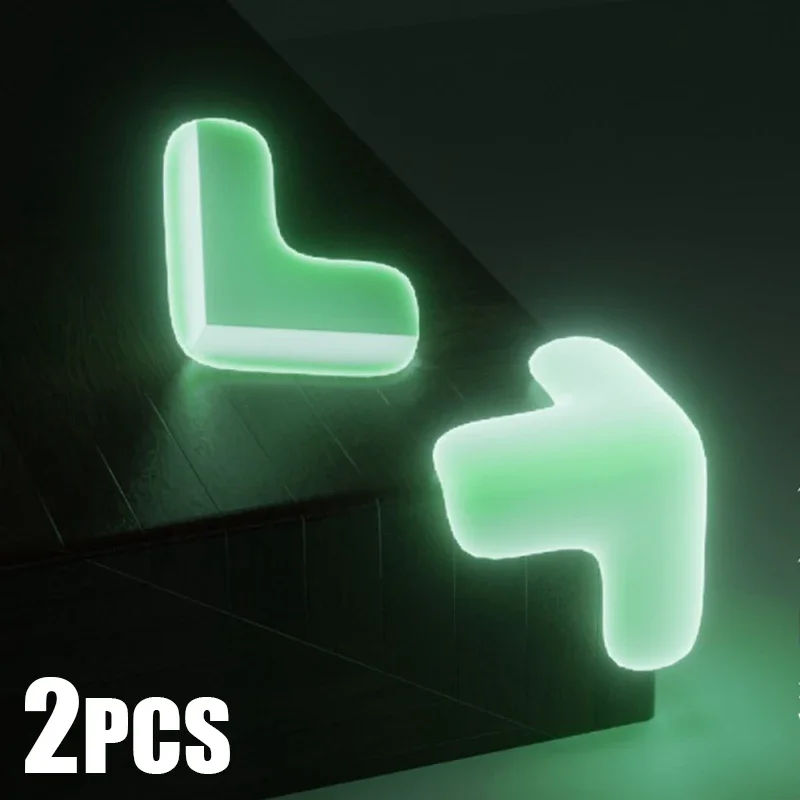 2pcs Luminous Anti-collision Angle Baby Kids Safety Corner Guard for Edge Children Table Corner Collision Proof Protector Bumper