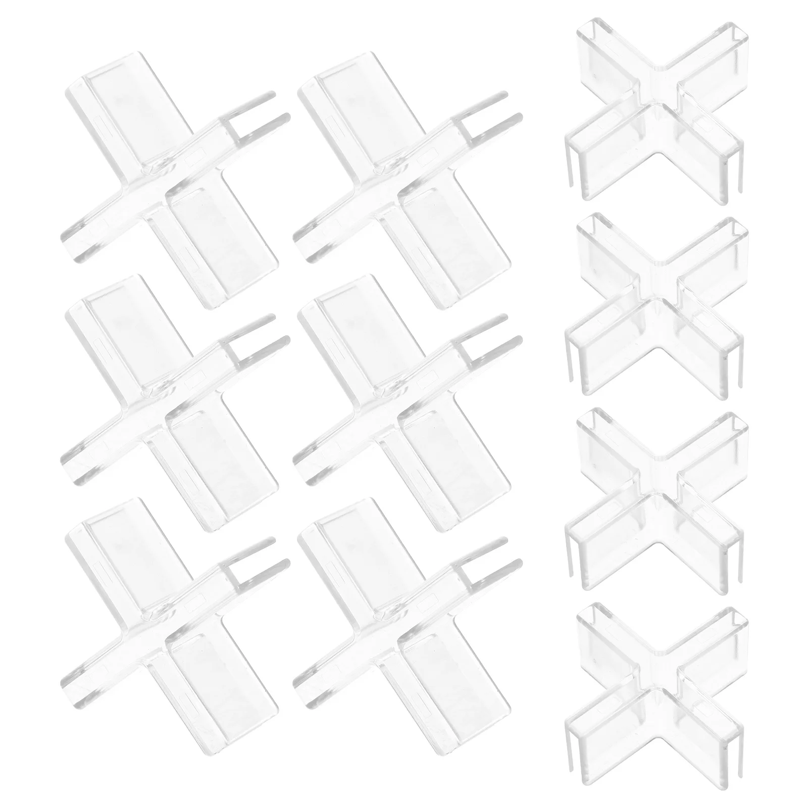 10 Stück Klebeband Glas Clip Klemme Befestigung Aquarium Halterung Halterung Ecke transparente Geländer Klemmen