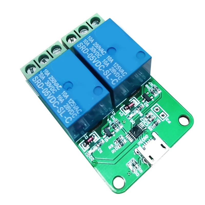 1 Pc HID Drive-Free USB 2 Channel 5V Relay Control Module Computer USB Control Switch