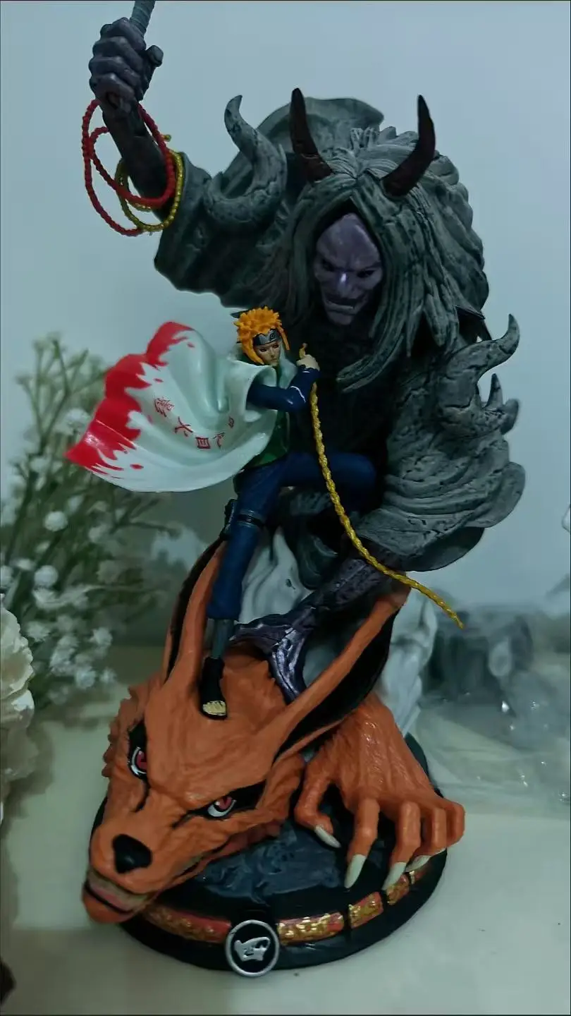 جديد 29 سنتيمتر ناروتو أنيمي الأصفر فلاش Namikaze ميناتو عمل أرقام بولي كلوريد الفينيل Gk تمثال نموذج سطح المكتب الديكور جمع لعبة الهدايا #6