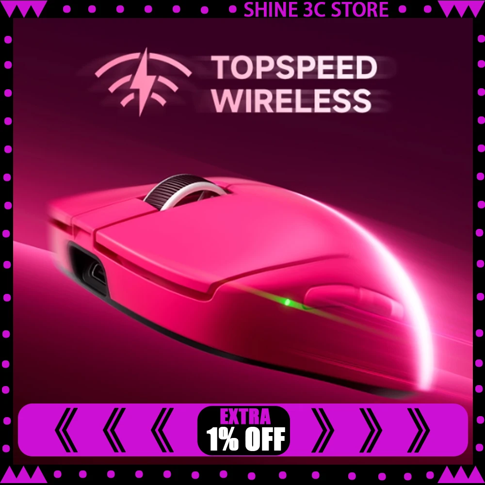 

Мышь MCHOSE A7 V2, трехрежимная беспроводная мышь Paw3395/Paw3950, 8000 Гц, легкие игровые мыши, аксессуары для ПК для CS Valorant