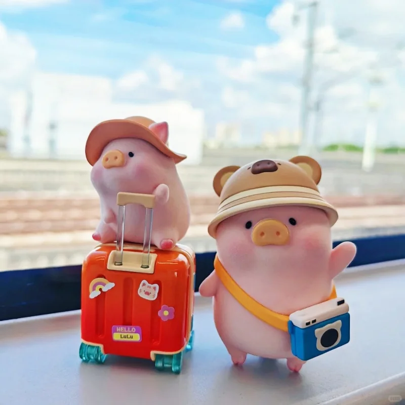 

Lulu The Piggy Travel Series слепая коробка милый поросенок аниме фигурка модель Mystery Box украшение для комнаты коллекция кукла игрушка-сюрприз подарок