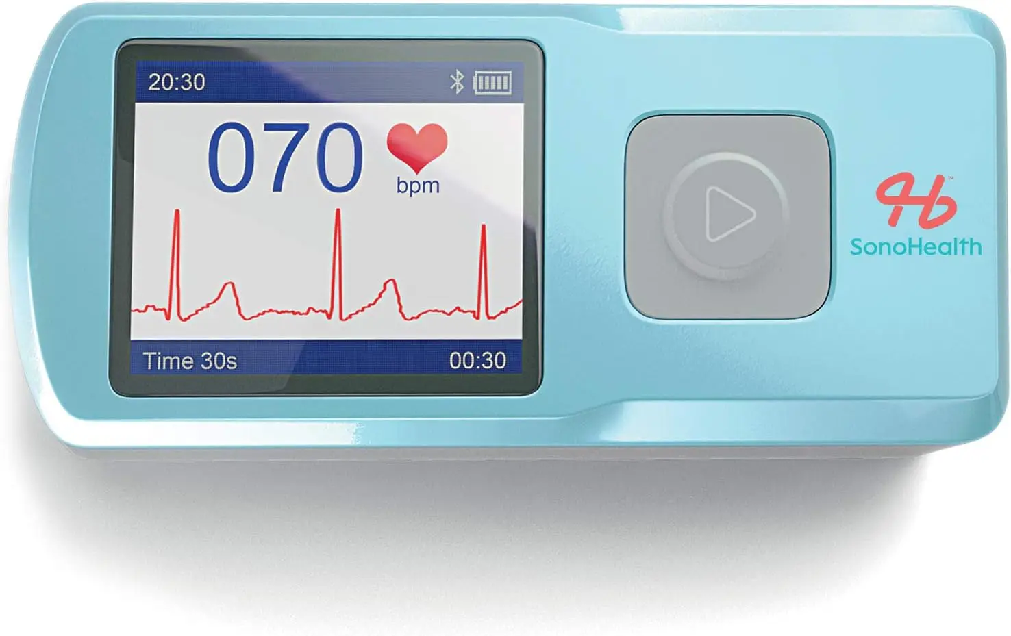 Portable Heart Rate Monitor - Capture Heart ECG Metrics | Standalone with Vibrant LCD Display & Ample Storage | Zero Monthly