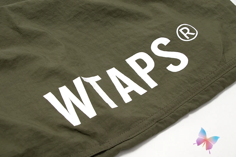 Hiphop Street Wtaps Shorts Quick Men Women Holidays Outfit Drying Nylon Shorts Casual Loose Drawstring Beach Pants