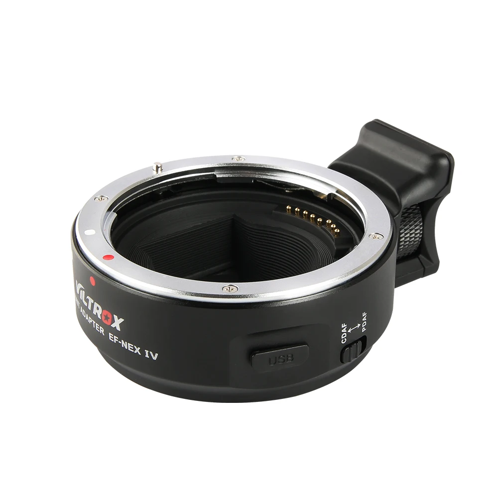 Viltrox EF-NEX IV Lens Mount Adapter Ring for Canon EF-Mount Lens to Select Sony E-Mount Cameras AF Auto Focus