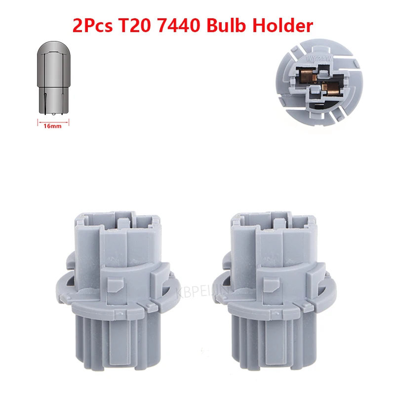 

2x T20 7440 Bulb Holder For Toyota Corolla 2014 -2019 Turn Signal Light Socket Accessories