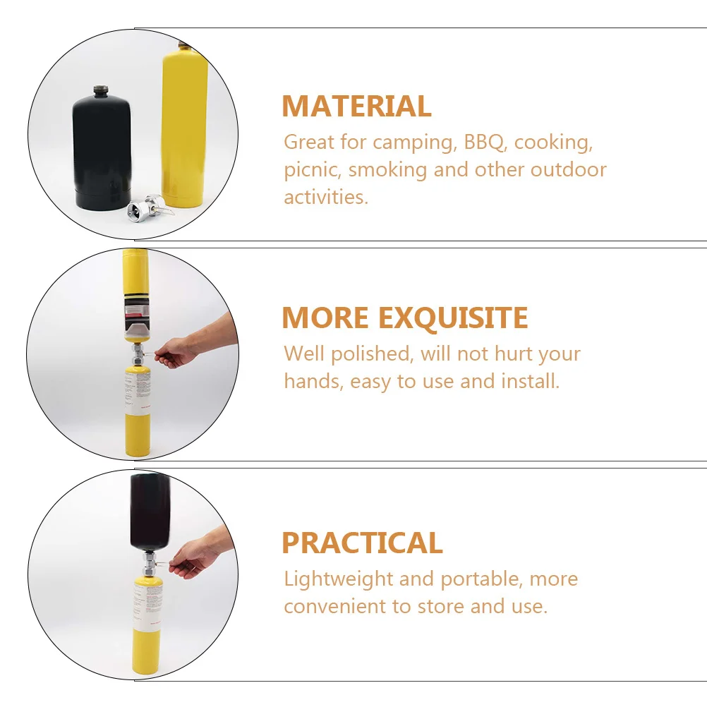 

Interactive Propane Refill Adapter Gas Charging Valves Portable Durable Corrosion Resistance Outdoor Activities