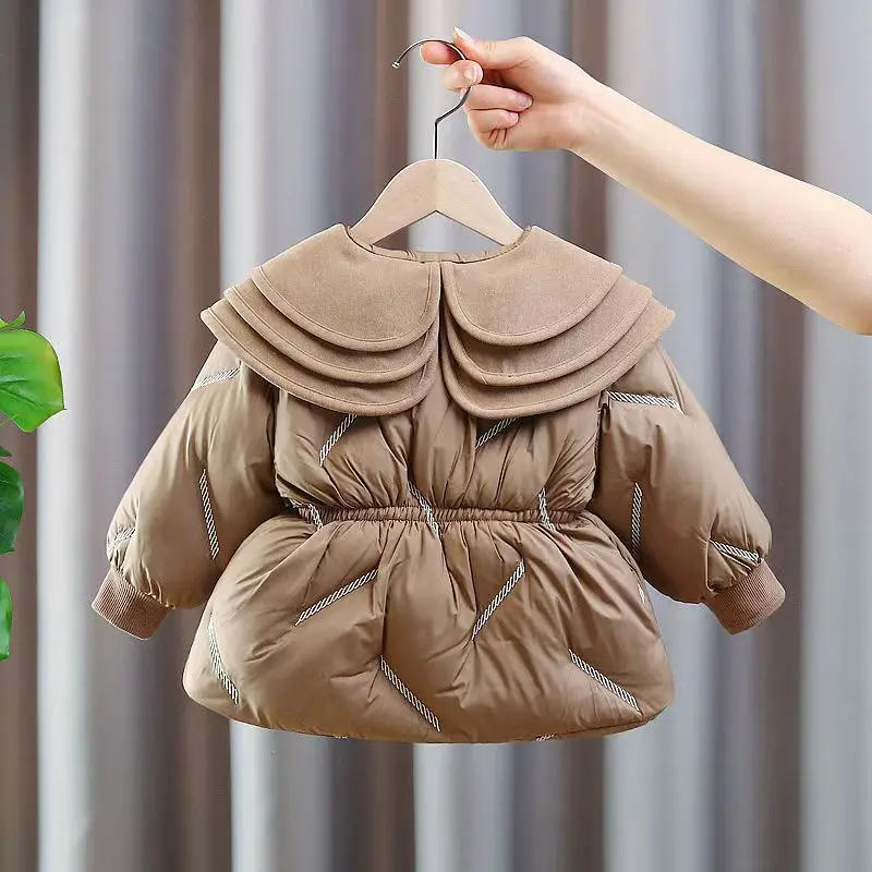 Winter Clothes For girls Girls' Coat Children's Stylish Thick Coat 2025 New Korean Version Children's Winter Cotton Jacket