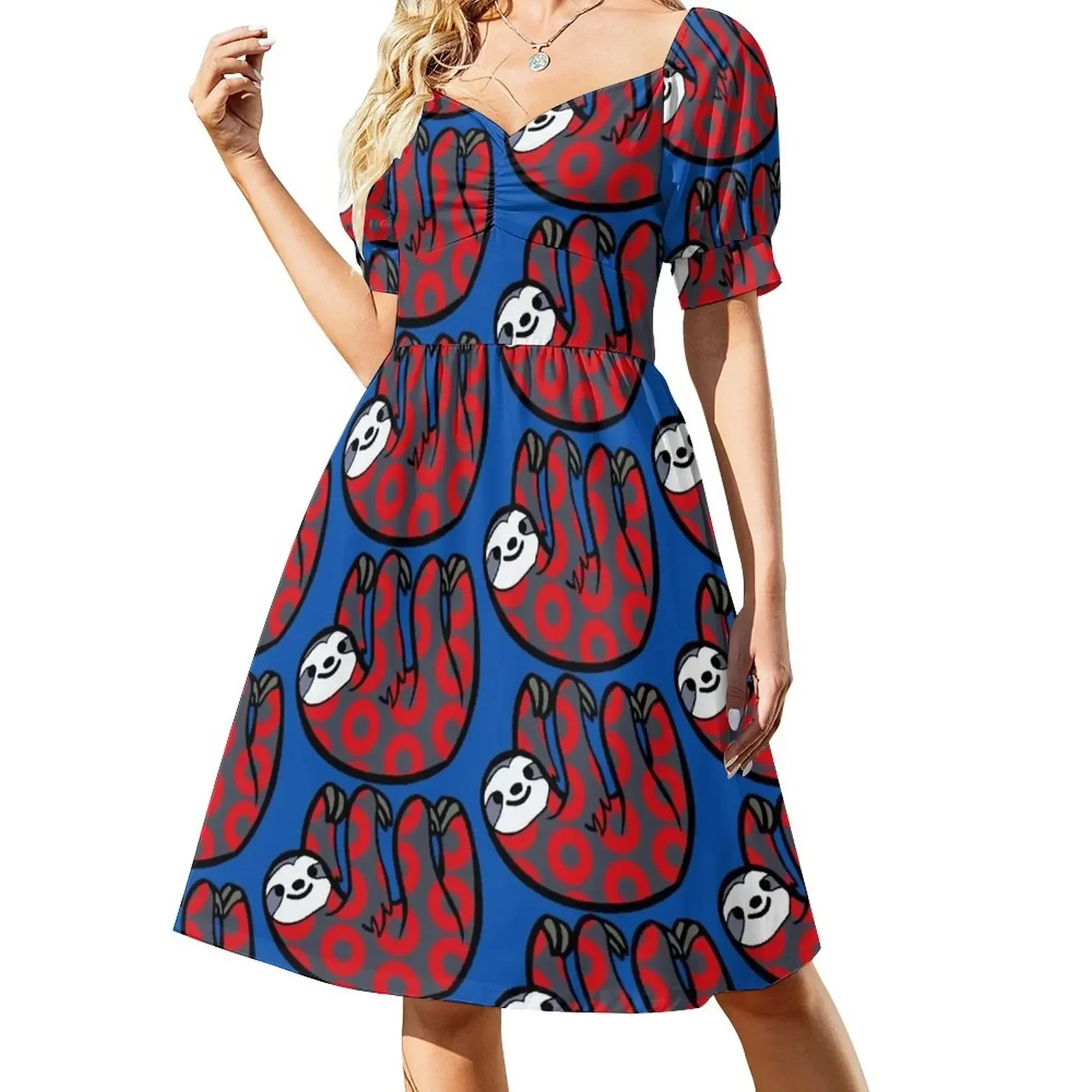 

Phish - Donut Sloth Sleeveless Dress birthday dress for women birthday dresses for women Dress