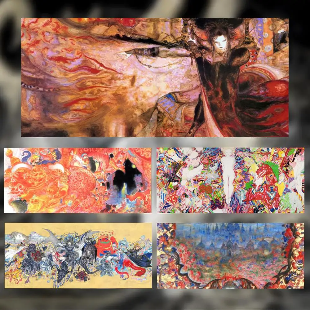 Artistic Yoshitaka Amanos Mouse Pad Large Thick Desk Pad Stitched Edges Gaming Mouse Mat for PC