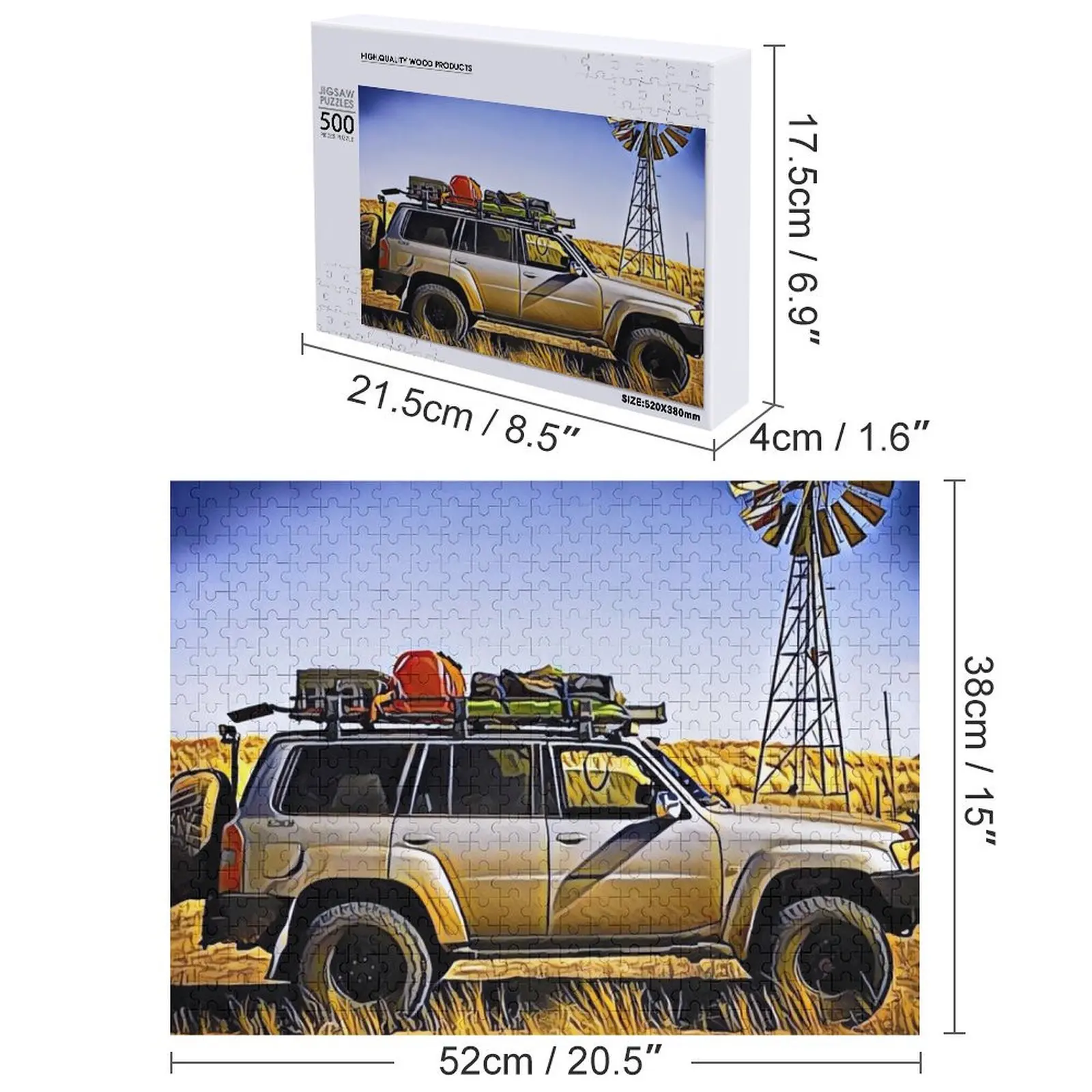 GU Patrol, Canning Stock Route Puzzle, personalisiertes Geschenk, verheiratetes Spielzeug für Kinder, Babyspielzeug-Puzzle