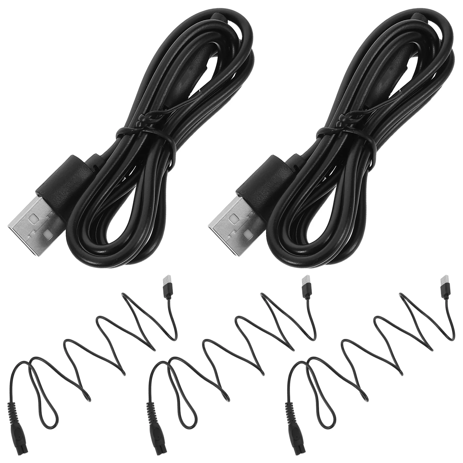 

5Pcs USB Power Adapter Cable Replacement for Shaver Fast Charge Portable Charging Cord Trimmer Power Cable