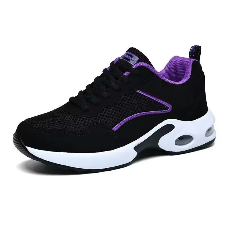 

Fashion Women Running Shoes Breathable Casual Leather Outdoor Light Weight Sports Shoes Walking Sneakers Vulcanized Shoes Female