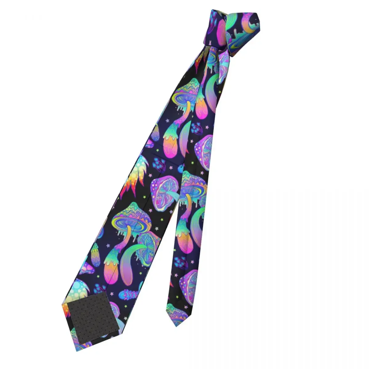 Magic Mushrooms Necktie Unisex Slim Polyester 8 cm Wide Psychedelic Neck Tie for Mens Suits Accessories Gravatas Wedding Office