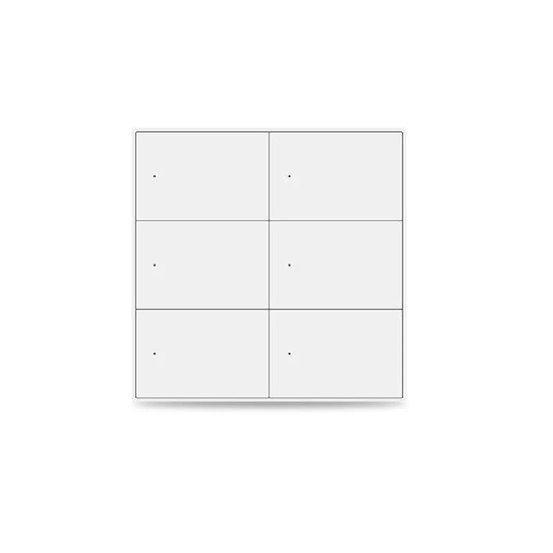 AC17-Matter Wifi Smart Switch Wall Light Switch Smart Control 1 2 3 4 6 Gangs Button For Smartthings Homekit APP