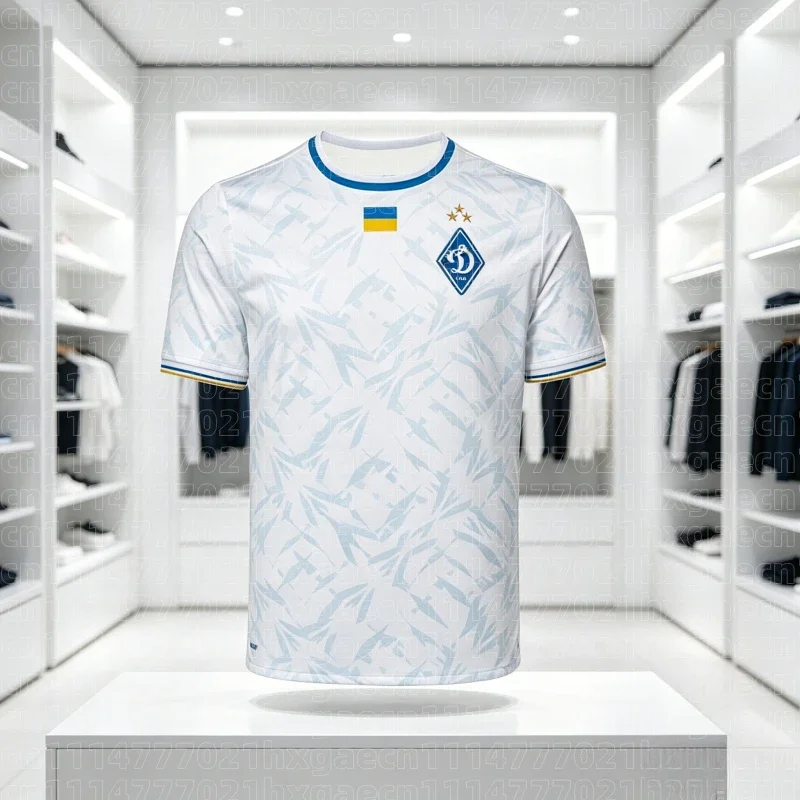 New Ukraine Football T-Shirt 26 New Dynamo Kyiv Football Jersey Adult Men's Sports T-Shirt Kids Football Train Family Kids Tees