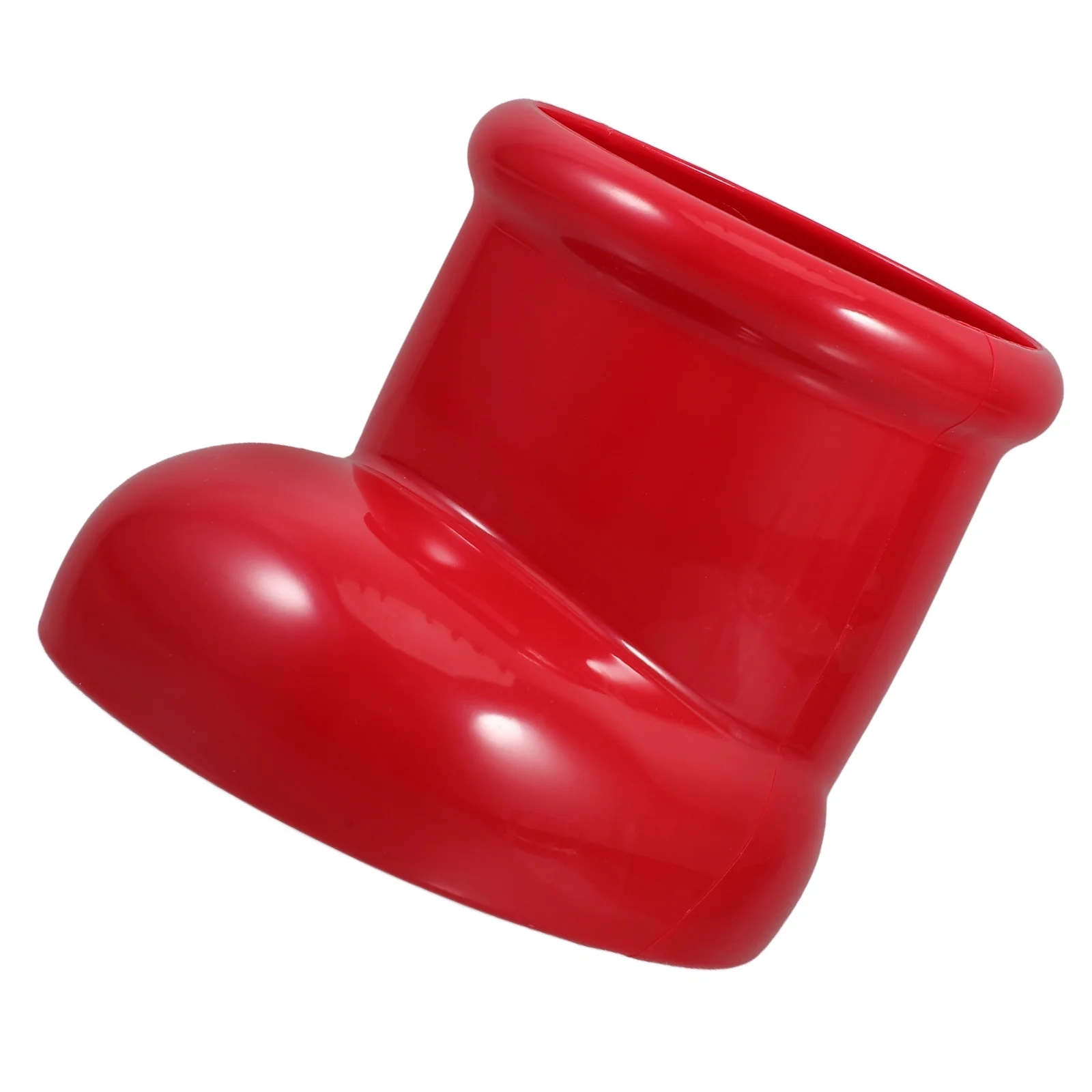 

Red Cartoon Boot Shaped Pen Holder Creative Desktop Storage Cup Cute Pencil Organizer for Students Office Home Desk Accessories